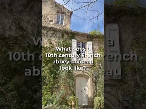 What does a 10th century French abbey-château look like? | #shorts #history #castle