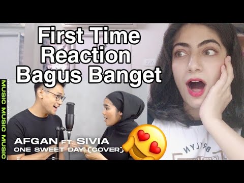 Afgan ft. Sivia  cover One Sweet Day - Mariah Carey | First Time Reaction