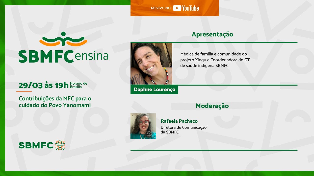 SBMFCensina 2023 - Contribuições da MFC para o cuidado do Povo Yanomami