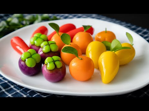 Tiny Edible Fruit Sculptures (Look Choop)