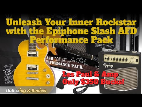 Демонстрация набора Epiphone Slash Les Paul Performance Pack