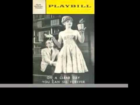 "Hurry It's Lovely Up Here" Lerner Lane "On a Clear Day" Scene Barbara Harris Cleaned
