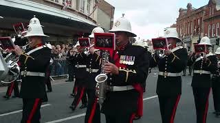 H.M. Royal Marines. Homecoming Parade. Taunton, Somerset. 16th May 2013