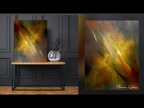 How To BLEND Acrylic PAINT: Layers & Depth in Abstract Art (411)