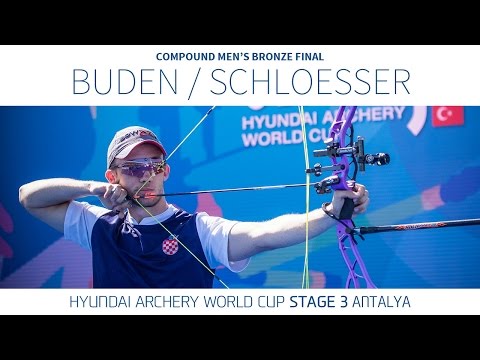Domagoj Buden v Mike Schloesser – Compound Men’s Bronze Final | Antalya 2016