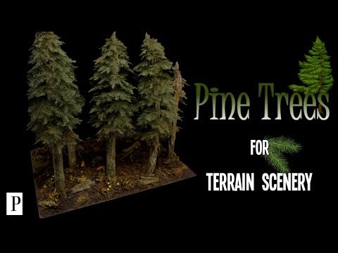 How To Make Realistic Pine Trees For Terrain Scenery