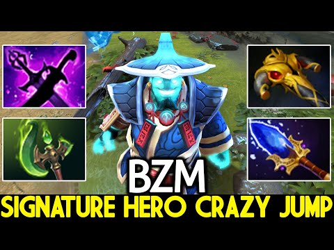 BZM [Storm Spirit] Signature Hero Crazy Jump Mass Gank Dota 2