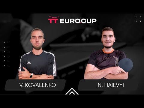 09:55 Viacheslav Kovalenko -  Nazarii Haievyi 01.04.2024 TT Euro.Cup Ukraine Master. TABLE 4