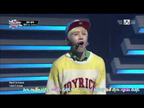[Vietsub] 130822 Henry ft Amber - 1 4 3 (I Love You) @ M! Countdown Comeback Stage