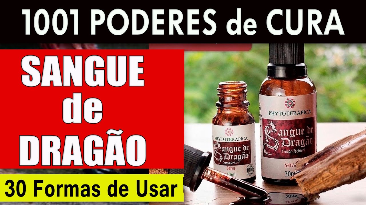 🌳Elixir da JUVENTUDE ETERNA! SANGUE DE DRAGÃO Pra que SERVE! COMO USAR Benefícios p/ PELE e SAÚDE