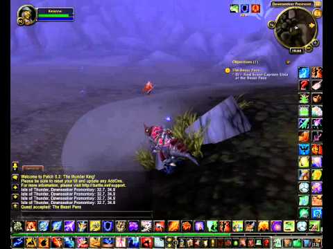 WoW MoP quest - The Beast Pens