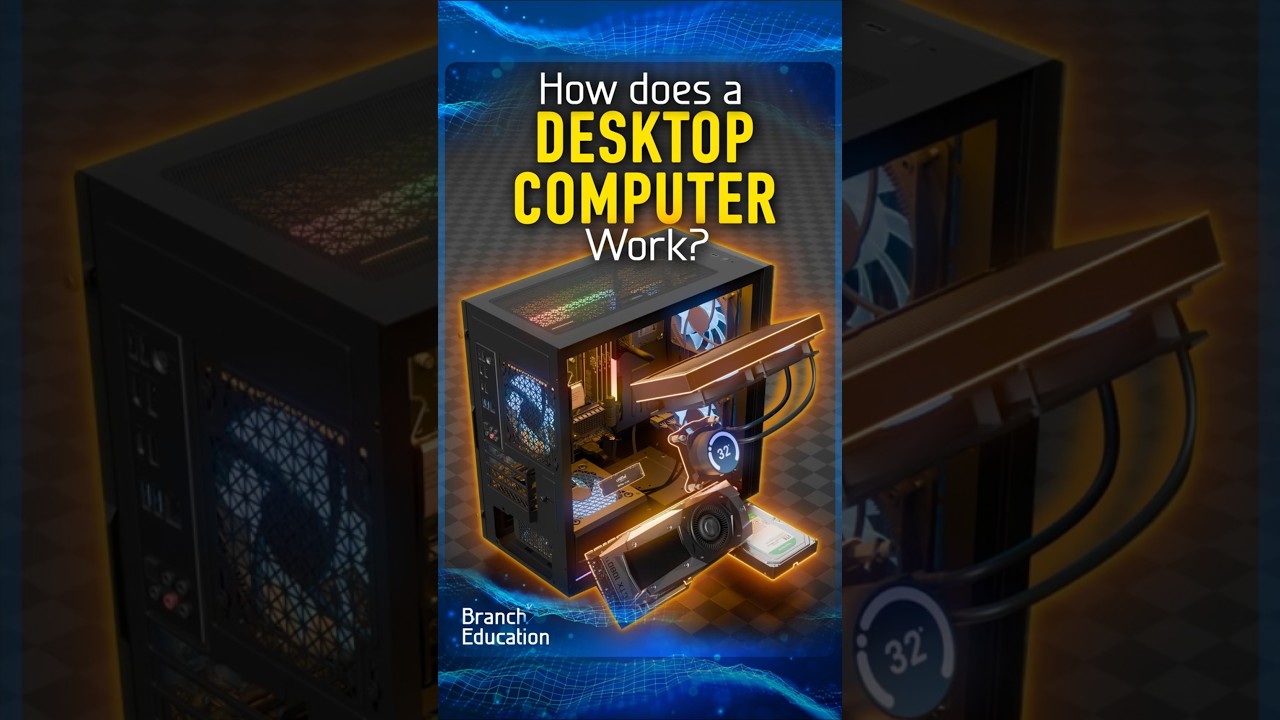 How do Desktop Computers Work? #pcbuild #computerhardware