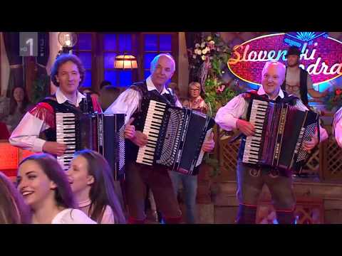 Jože Burnik in harmonikarji, Alpski kvintet, Alfi Nipič (Slovenski pozdrav, 9. junij 2017)