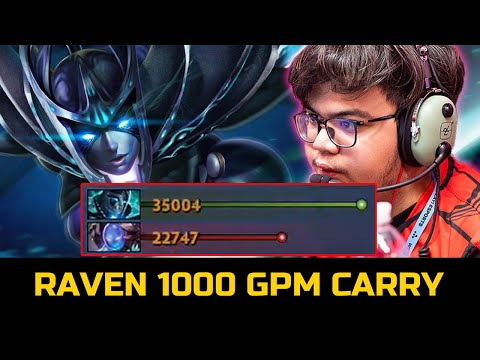 FNATIC.RAVEN 1K GPM PHANTOM ASSASIN - OUTFARMING ENEMY ARC WARDEN