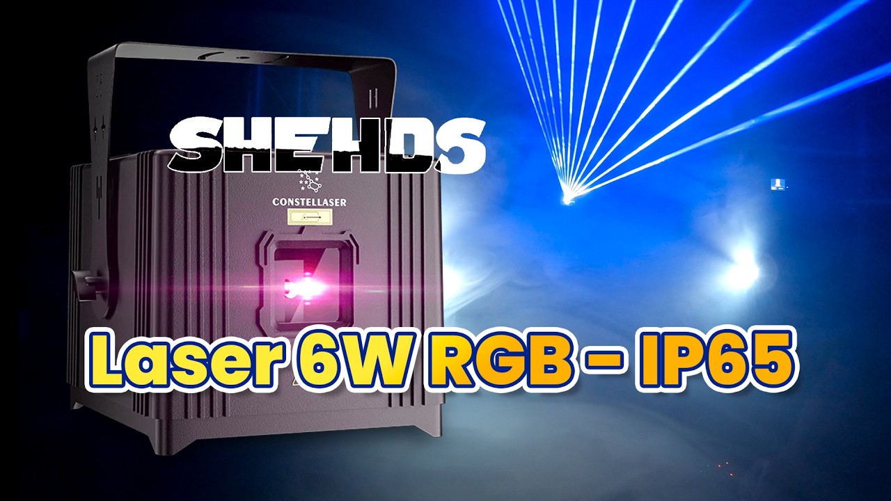 <strong>SHEHDS Constellaser 6W RGB (DMX Test)</strong>