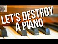 Dissecting a Piano - how to break down a piano! Whats inside, and how to get at it! DIY