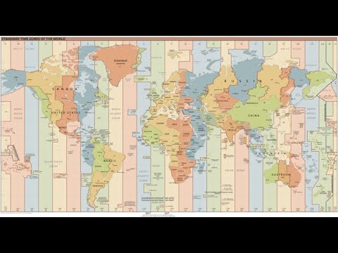 WORLD TIME ZONES AND HOW TO SELECT DESTINATION TIME ZONE