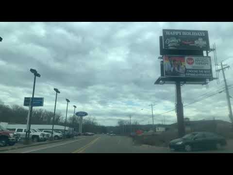 Marshall St., McMechen, WV to U.S. 250 Moundsville, WV on 2/23/20 in 4K