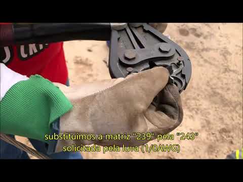 COMAN - Como emendar cabo com MD6 - CURSOS GS ELETROTÉCNICA