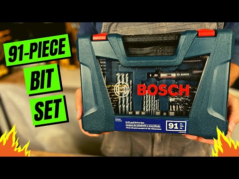 Why you need this! Bosch 91-pc Drilling & Driving set REVIEW