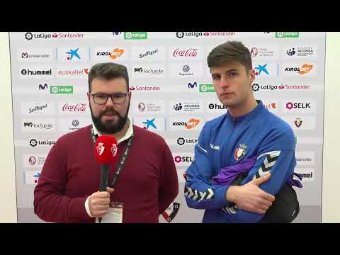 Declaraciones de jugadores de Osasuna en la zona mixta