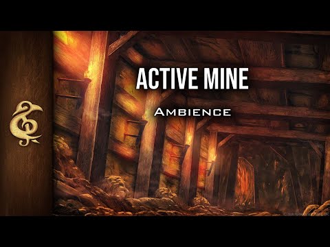 Active Mine | Workers, No voice, Boulders, Dwarves Ambience | 1 Hour #dnd