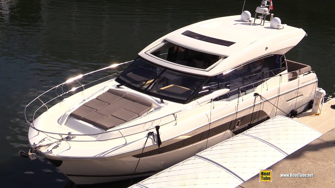 Prestige 520 S Luxury Yacht Walkaround - Deck Interior Tour