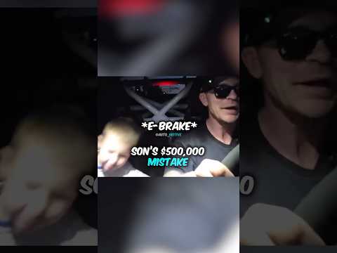 Son Almost Crashes Porsche! 😱