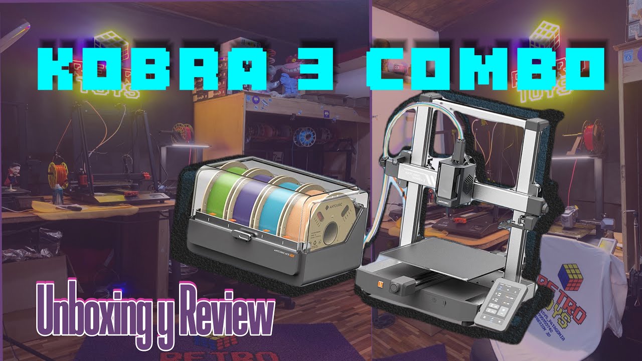 Kobra 3 Combo Unboxing y Review por RetroToys