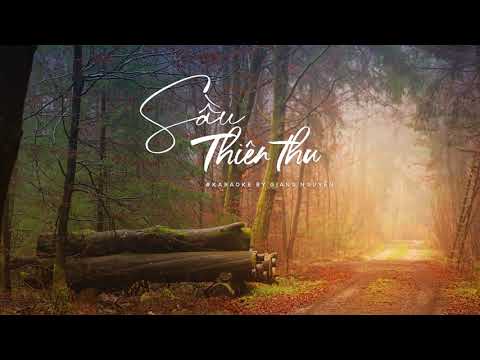 Sầu Thiên Thu | Lâm Chí Khanh | Karaoke Tone Nam