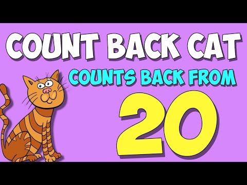 Count Back from 20 with the Count Back Cat