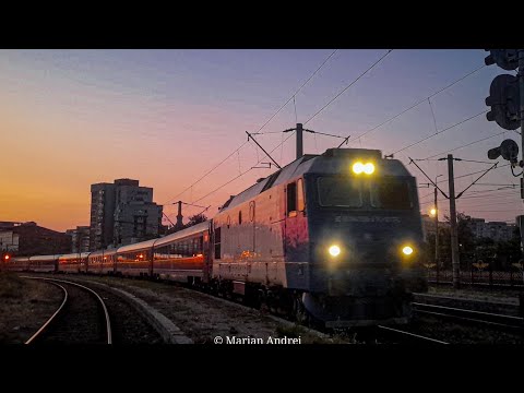 GM 1358, a depoului Iasi, părăsind gara CFR iasi cu IR 1962, Iasi-Mangalia, sezonier #2 (20.06.2023)