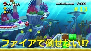 【二人で仲良くマリオU＃13】新たなる敵「タツノン」登場!!