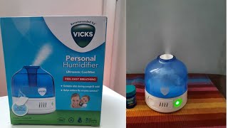 Unboxing Vicks Personal Humidifier