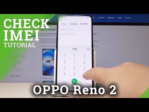 How to Find IMEI & Serial Number in OPPO Reno 2 - Read IMEI