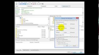 Download the video "How to set linux file permissions for FTP folder through FileZilla Client"