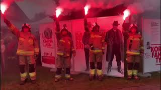 Wideo: W Szklarach Grnych witowali Niepodlego