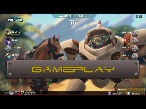 Paladins Ruckus Gameplay - Closed Beta