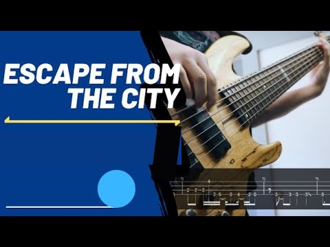 City Escape - [Bass Cover] | Screen Tabs