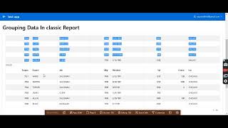 Grouping Data In Classic Report