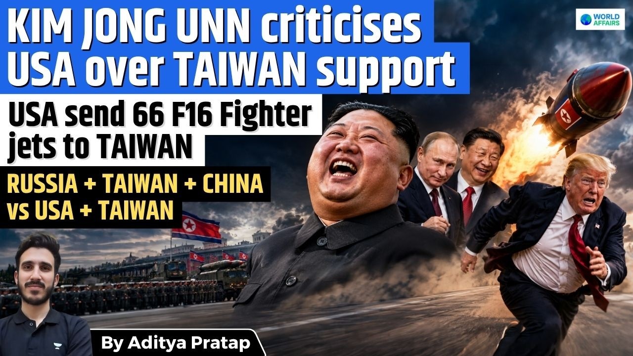North Korea Warns US Over Taiwan! Kim Jong Un Backs China & Russia
