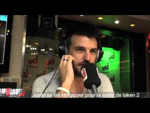 Justin se fait kidnapper pour la sortie de Taken 2   C'Cauet sur NRJ