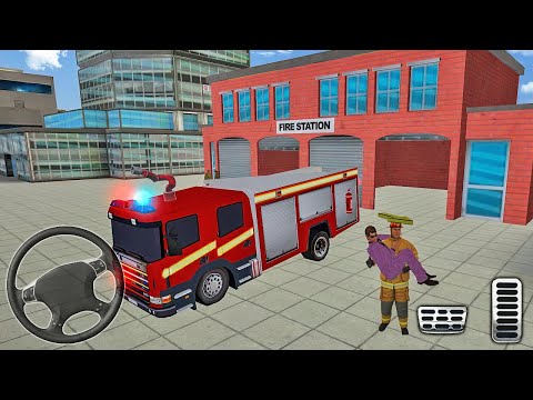 NY City FireFighter Rescue Heroes - Fire Truck Rescues 3D #2 - Android Gameplay
