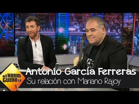 García Ferreras: "He tenido una magnífica relación con Mariano Rajoy" - El Hormiguero 3.0