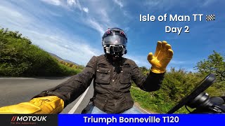 Moto Camping |Isle of Man TT Trip 2023 Day 2 | The South Mountain and Motorcycle Museum | Triumph 🏁