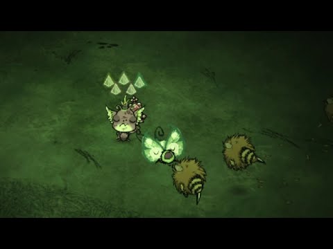 Don't Starve Together Wurt vs BeeQueen 50 Seconds