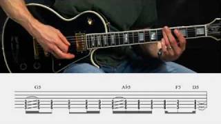 Godsmack Keep Away Guitar Lesson @ Guitarinstructor.com (excerpt)