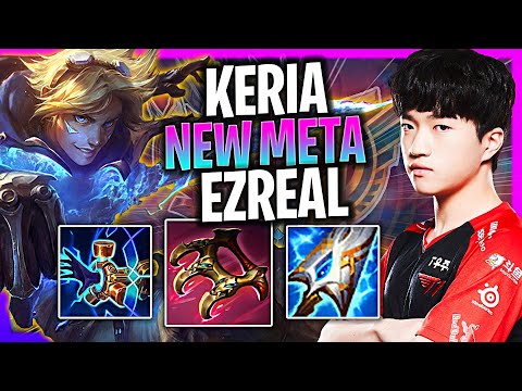 KERIA TRIES SOME NEW META EZREAL SUPPORT! | T1 Keria Plays Ezreal Support vs Hwei!  Season 2024