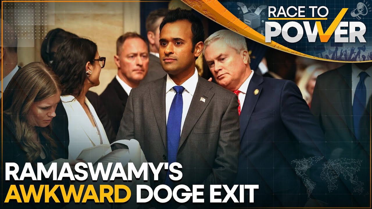 Vivek Ramaswamy Steps Down From Trump’s New Department DOGE | World News | WION Race To Power