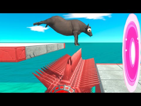 Jump Over 5 Obstacles & Evolve Into a Kaiju - Animal Revolt Battle Simulator